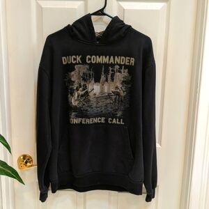 Duck Commander Men's Hoodie w/Kangaroo Pocket Size Medium